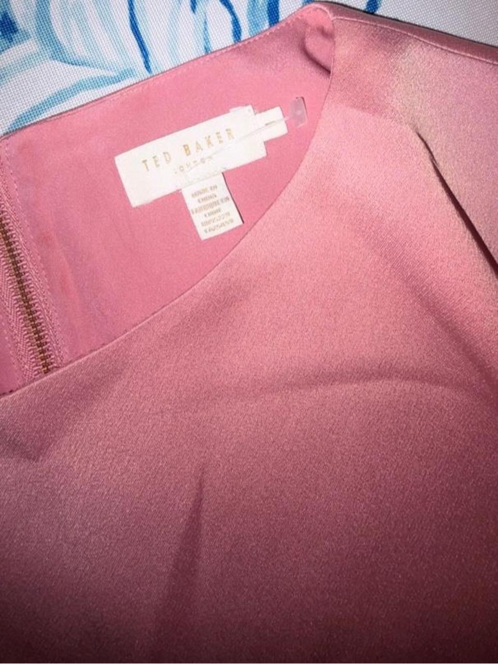Ted Baker Soft Pink Ruffle-Sleeve Mini Dress - Picture 3 of 8